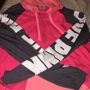 Pink Victoria Secret Hoodie.XS/S Fits a medium